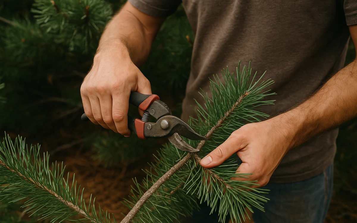 Pine tree trimming contractor